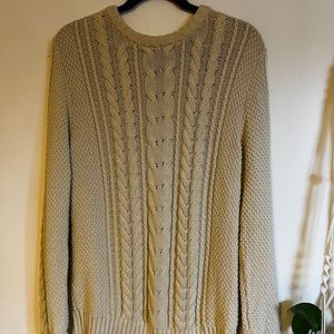 Beige G.H. Bass sweater